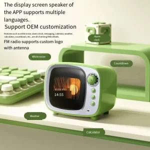 Factory Direct 14.1″ Smart Android Screen Battery Speaker Portable Trolley Video Player Sound System with FM USB BT