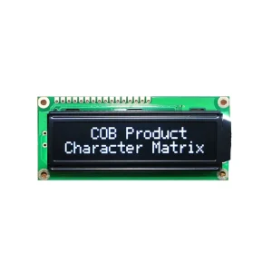 Factory Direct 1602 Display Mode VA Black Background White Backlight COB LCD Display Module