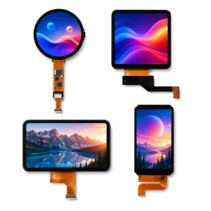 Factory Direct 0.96 1.08 1.28 1.3 Inch Low Power Industrial LCD Module for Smart Watch Wearable Device With OEM Project Support