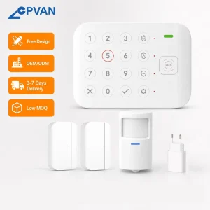 Factory Direct Home Security Kit App Controlled Keypad Hub Tamperproof 4G GSM Wireless Smart Security System