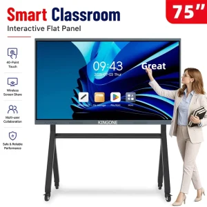 Factory Direct OEM 75 86 98 Inch Interactive Flat Panel 4K LCD Smart Whiteboard Touch Display for School Education