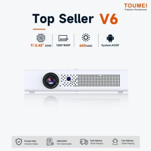 Factory Direct Portable Projector Supplier with Speakers for Teaching & Office Use OEM ODM Projector Manufacturer