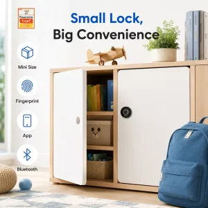 Factory Direct Sales Embedded Fingerprint Drawer Wardrobe Office Bedside Shoe Cabinet Double Door for Smart Lock Cloud
