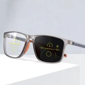 Factory Direct Sales Ultralight Intelligent Zoom Eyewear Outdoor Driving Smart Color Changing Anti Blue Light square Eyeglasses