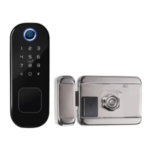 Factory Direct Tuya TTLock APP Double Fingerprint Optional Aluminum Alloy Smart Lock for Wood Aluminum Home Apartment Office