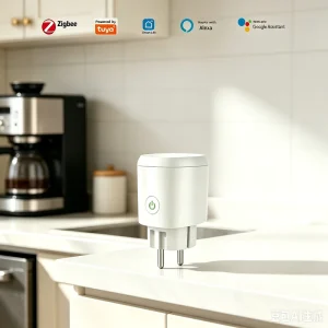 Factory EU Zigbee 3.0 Smart Plug Smart Socket with Alexa Google Home Voice Control OEM Custom Logo Packaging