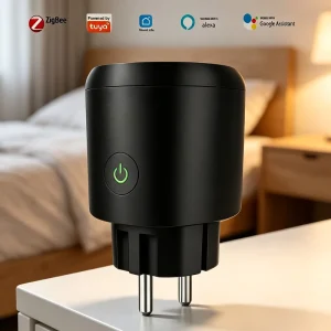 Factory EU Zigbee 3.0 Smart Plug Smart Socket with Alexa Google Home Voice Control OEM Custom Logo Packaging