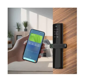 Factory Intelligent Fingerprint Tuya Smart Door Lock With Camera Bedroom Electric Smart Door Lock