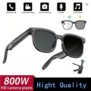 Factory M02S 800w HD Camera AI Smart Glasses Call Voice Assistant Control Chat GPT AI Translation Sunglasses Men Wome M02
