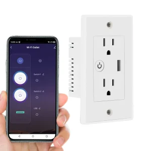 Factory Mexico American Plug US Wall Socket Outlet Wifi Smart Power Socket Light Switch USB Charger