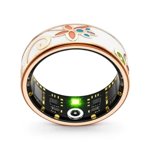 Factory Modern Smart Ring Steel IP68 Waterproof Heart Rate Blood Oxygen Monitoring Sleep Tracker Remote Control Android Control