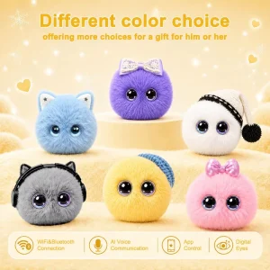 Factory ODM Desk Interactive Plush Robot Toy AI Smart Stuffed Dinosaur Talking Toy AI Plush Toy Pet Chatbot Companion Robot Pet