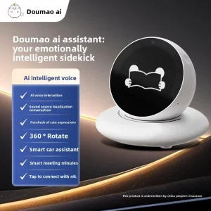 Factory OEM DiMi Desktop AI Robot Car Assistant 4G WiFi Desktop Companion Emotional Exchange Partner Growing Robot 100+ Emojis