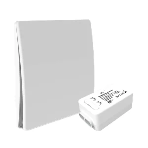 Factory Outlet Wireless Slim Wall Switch Smart Home Device AC Receiver and RF433 Patanted Kinetic Switch for Smart Home Solution