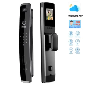 Factory Price 3D Face Recognition Biometric Fingerprint Smart Door Lock Wishome Wifi Digital Locks