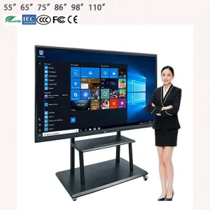 Factory Price Customized 55 65 75 86 Inch ultra 4K HD Display Panel Smart Board Interactive for Sale