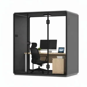 Factory Price High Quality Work Pod Office Meeting Study Soundproof Pod Modular Office Pod with Lighting Furniture