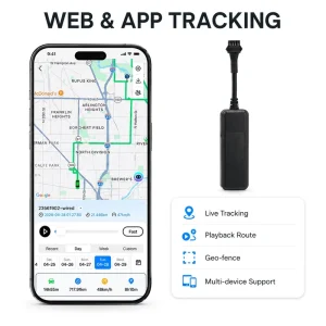 Factory Price Mini Wired GPS Tracker 55mAh Backup Battery T2 for Motorcycle Car