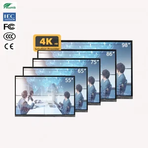 Factory Price Oem Custom 55 65 75 86 Inch ultra 4k hd Display Panel Smart Interactive Digital Board for Conference