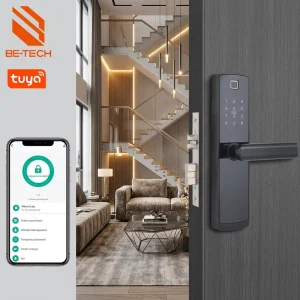 CE Authentication Electronics Anti theft Door Lock System Fingerprint Password Home Smart Locks