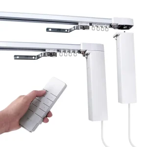 Factory Price Smart Home Tuya WiFi ZigBee Motor Curtain Rail Remote Control Suitable for Offices Bedrooms Living Rooms