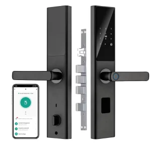 Factory Price Smart WiFi Digital Door Lock Code RFID IC Card Smartphone App Unlock Biometric Fingerprint Smart Lock