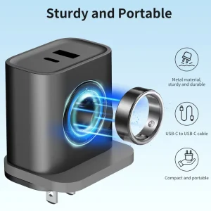 Factory Price Three in one Multi functional Plug Suitable for Smart Health Ring Counters and Magnetic Wireless Charging