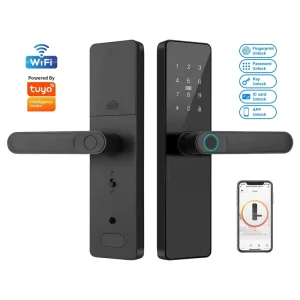 Factory Semi Automatic Smart Lock TTLock & Tuya Supported Biometric Fingerprint Smart Lock