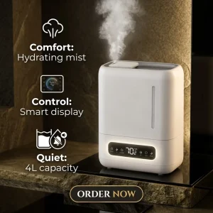 Factory Smart 4L Capacity Ultrasonic Cool Mist Fogging Humidifier Plastic Material Hotel Use Quiet Operation For Home