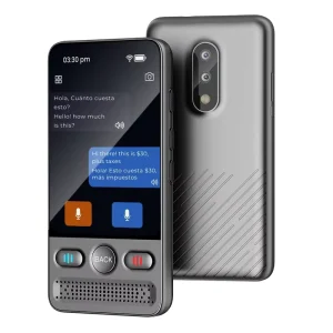 Factory Smart AI Mini Translator Device with IPS Display, 160 Languages, Portable Offline Real-Time Voice and Photo Translation
