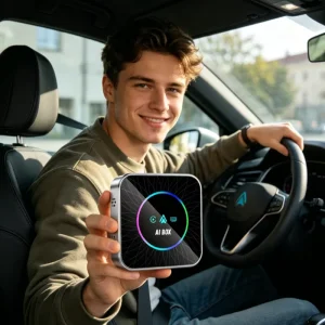 Factory Smart Car Play Caja Ai Magic Box Plug Play Wireless Android 13 YouTube Netflix TikTok 2GB 16GB Carplay USB Adapter