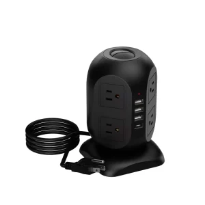 Factory Smart Power Socket Plug 8 Way+4 USB US Outlet Surge Protector Rechargeable Plug Socket