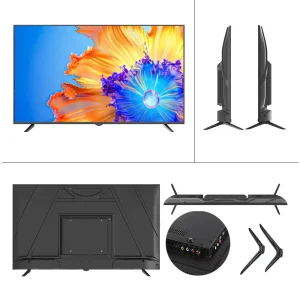 Factory Supply Customizable 50-100 Inch Smart LED/OLED 4K HDR10+/HDR10 TV 100-240V AC Power Supply 5000 cd Brightness