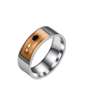 Factory Supply Trendy Hip Hop Style Fantastic Smart Rings for Wedding Gift Stainless Steel Unisex Smart Wearable Rings Zhejiang