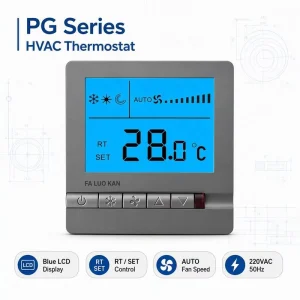 Fan Coil Thermostat WiFi Smart Digital LCD Temperature Controller Room Thermostat HVAC Central Heating Heat Pump