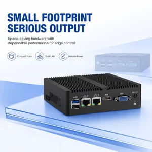 Fanless Embedded Control System for Industrial IoT and Edge Computing Flexible Deployment for Smart Factory Use Industry Box PC