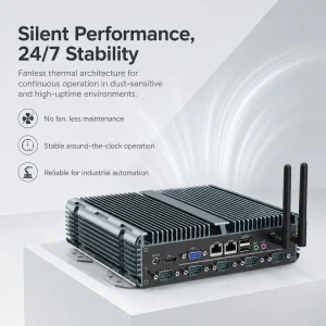 Fanless Embedded Control System for Kiosk Equipment and Automation Control Reliable Platform for B2B Projects Industrial Edge PC