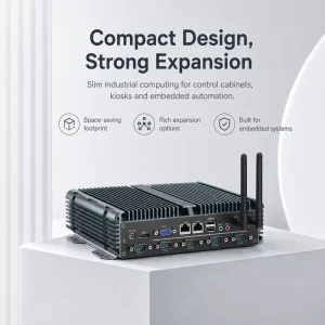 Fanless Machine Control Computer for Kiosk Equipment and Automation Control Reliable Platform for B2B Projects Industrial Box PC