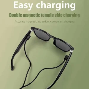 Fashion AI Glasses Voice Assistant Call Playing Music Men Women Smart Sunglasses Camera Control
