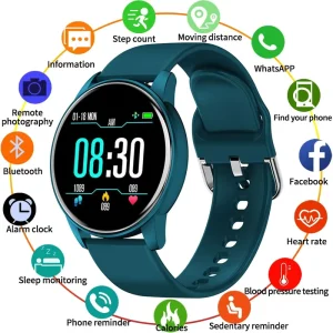 Fashion Android Smartwatch Unisex Men Health Fitness Watch Intelligent Touch Screen Sport Smart Watches