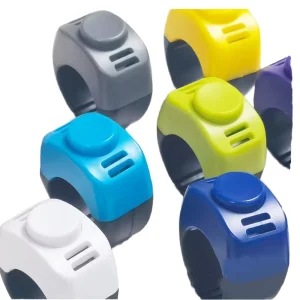 Fashionable Tiny Waterproof Dog Smart Ring Clicker Custom Weight EVA Plastic Printed Steel Wear Finger for Pet Dog