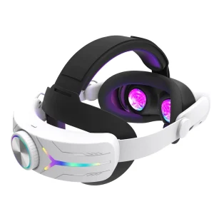 Fast Charging Strap Comfortable Sponge Cushion Headwear Elite Strap with Built in 12 000mAh Batteries for Quest 3S VR