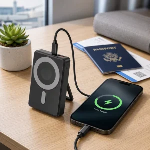 Fast Charging Wireless Smart Power Bank Portable Lithium Battery for Power Bank Ultra-thin Magnetic Suction Type