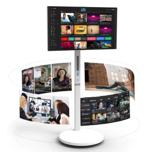 Fast Delivery 32 Inch Portable Fitness Smart Display Android 13 Touch Screen TV with Battery Power Optional Camera
