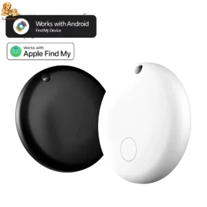 Find My Smart Tag Key Finder Plastic IPX5 Waterproof Bluetooth GPS Tracker Locator Wallet Pet Luggage IOS Android Compatible
