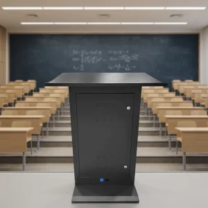 Fine Pitch Full Color LED Podium Display P1.86 Smart Lectern Screen 5 Year Warranty for Conference Auditorium Training Room