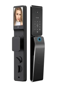 Fingerprint Keypad Smart Door Lock LCD Screen Digital Door Lock for Villa Apartment Office Use Bulk Supply Factory Price
