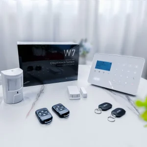 Fire Laser Security Beam Alarm System with 433MHz Wireless ABS Material App Remote Control 32 Wireless Zones
