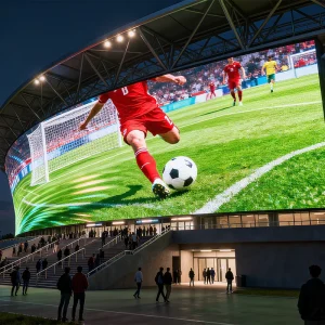 Fireproof Aluminum Bottom Shell High Contrast Ratio P6.67 P8 DOOH Billboard Landmark Smart Outdoor Advertising Display Screen