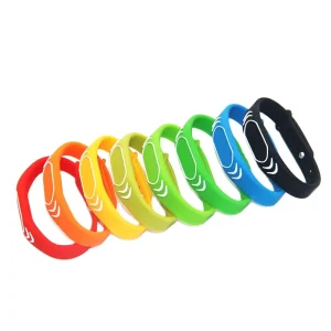 Fitness Club NFC Silicone Wristband Smart Bracelet with 13.56MHz RFID Chip for Fitness Tracking